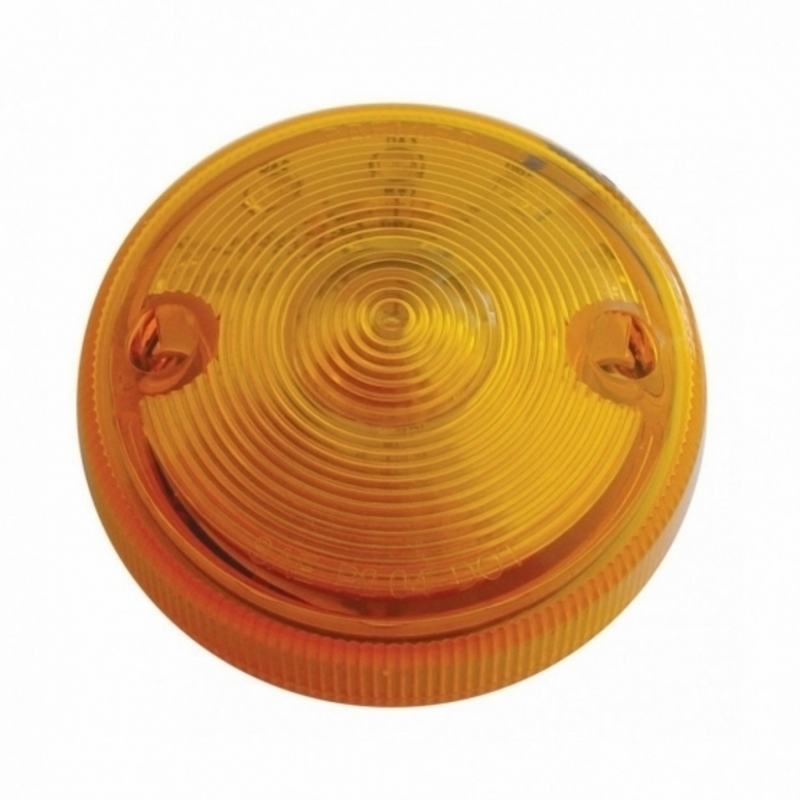 United Pacific 15 LED 3" Dual Function Single Face Light Only Amber LED/Amber Lens 39428