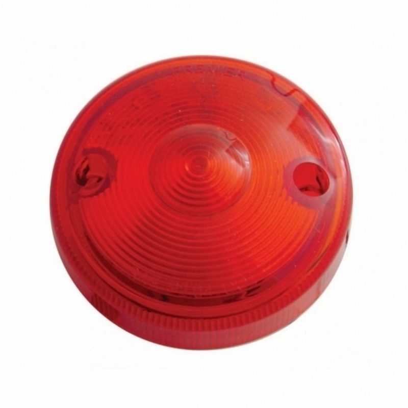 United Pacific 15 LED 3" Dual Function Single Face Light Only Red LED/Red Lens 39429