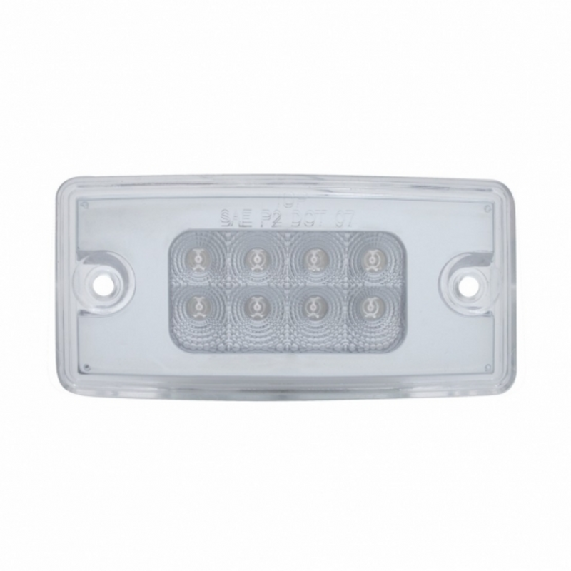 United Pacific 8 LED Reflector Cab Light For Freightliner Century (1996-2011) And Columbia (2001-2017) Amber LED/Clear Lens 39487