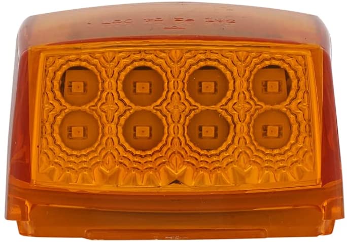 Amber LED Rectangular Cab Light (United Pacific)