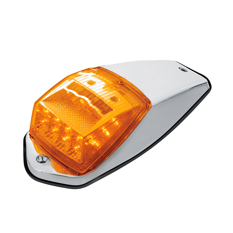 United Pacific 17 LED Reflector Grakon 5000 Style Cab Light Kit Amber LED/Amber Lens 39529