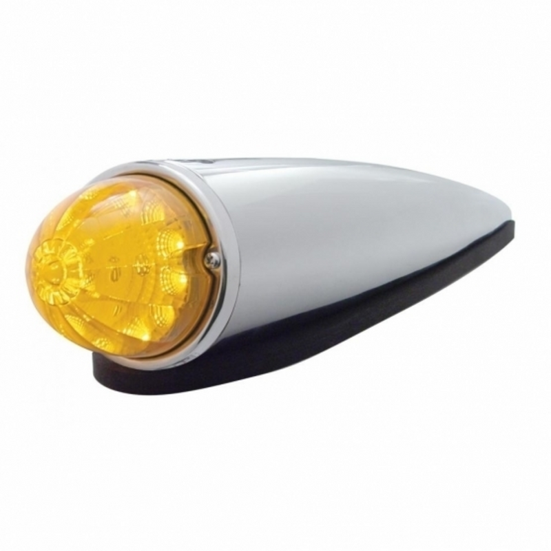 United Pacific 17 LED Reflector Watermelon Cab Light Kit Amber LED/Amber Lens 39537