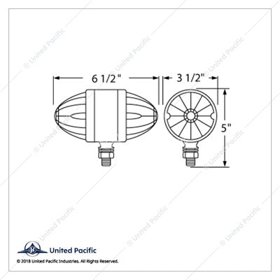 United Pacific Double Face Dual Function Light