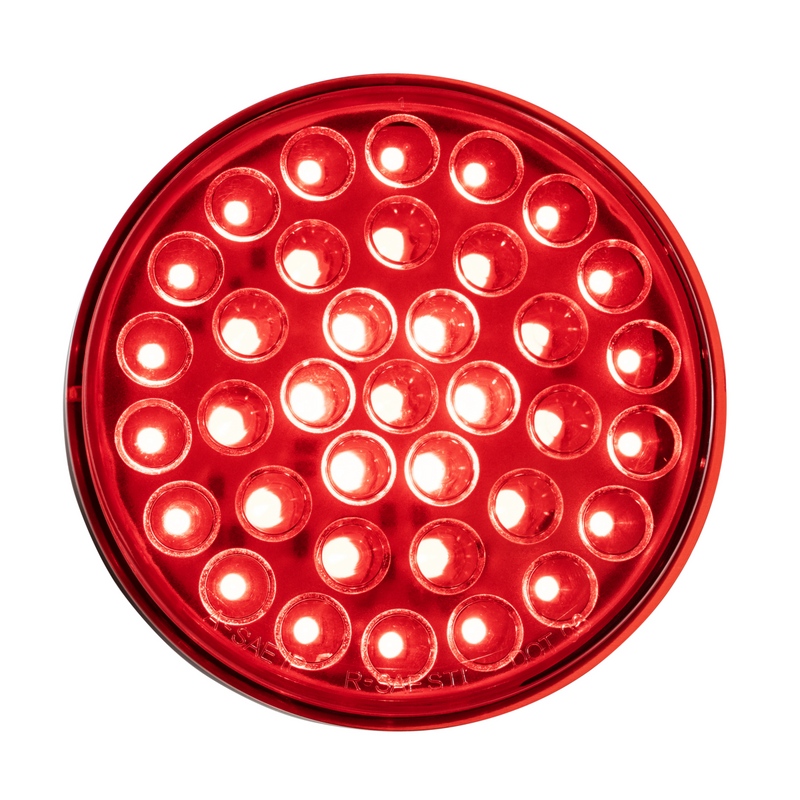 United Pacific 36 LED 4" Round Stop/Turn/Tail Light Red/Red Lens (Bulk) 39642B