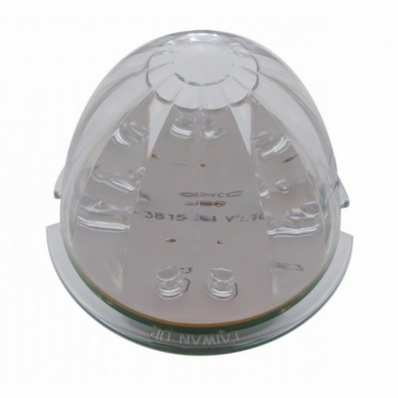 United Pacific 17 LED Dual Function Watermelon Cab Light Red LED/Clear Lens (Bulk) 39734B