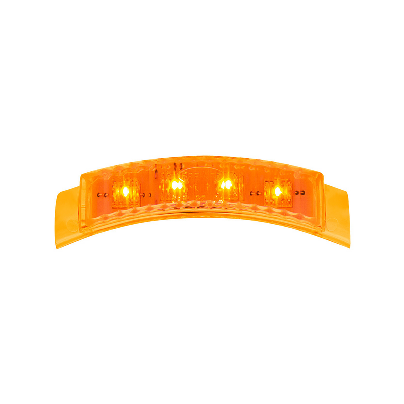United Pacific 4 LED Dual Function Headlight Turn Signal Light Amber LED/Amber Lens (Bulk) 39749B