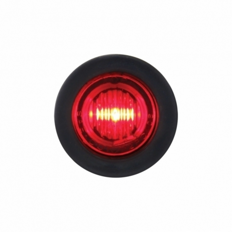 United Pacific 3 LED 3/4" Mini Light (Clearance/Marker) Red LED/Red Lens (Bulk) 39768B