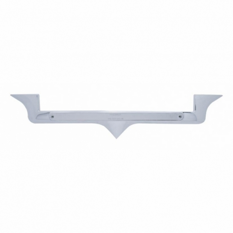 United Pacific Chrome Hood Emblem Trim With 14 LED Light Bar For Kenworth Amber LED/Chrome Lens 39880