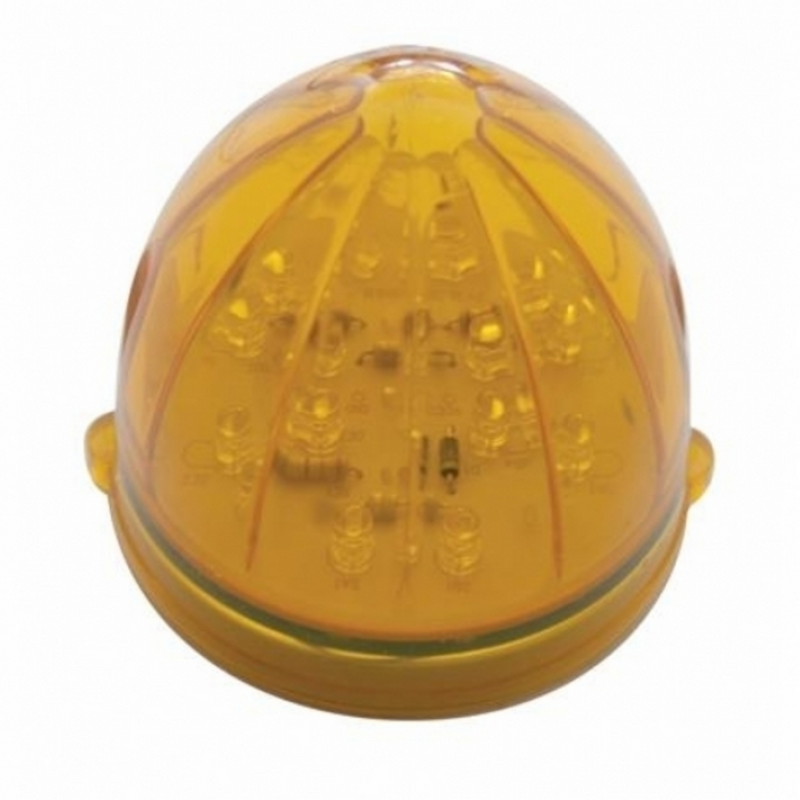 United Pacific 19 LED Bullet Style Grakon 1000 Cab Light Amber LED/Amber Lens (Bulk) 39950B