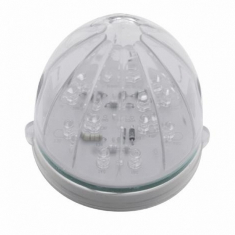 United Pacific 19 LED Bullet Style Grakon 1000 Cab Light Amber LED/Clear Lens (Bulk) 39951B