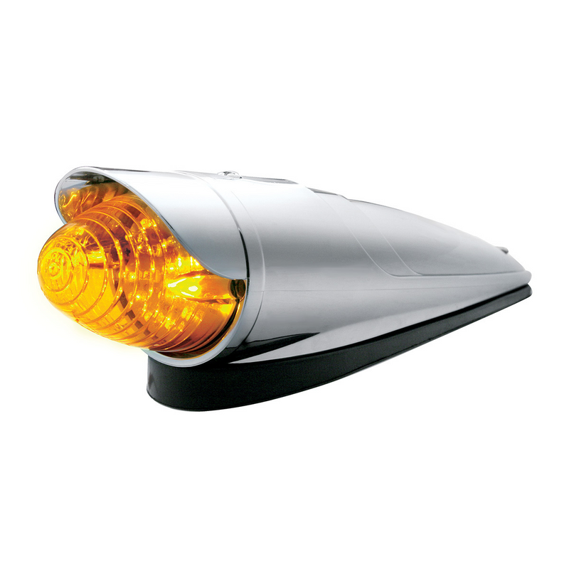 United Pacific 19 LED Beehive Grakon 1000 Cab Light Kit With Visor Amber LED/Amber Lens 39956
