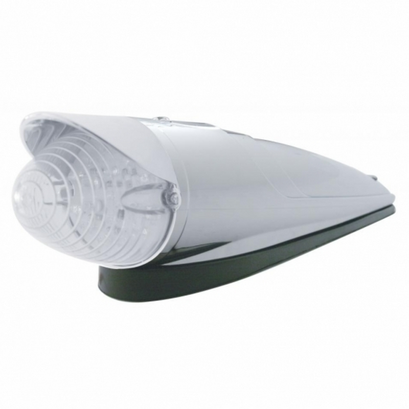 United Pacific 19 LED Beehive Grakon 1000 Cab Light Kit With Visor Amber LED/Clear Lens 39957