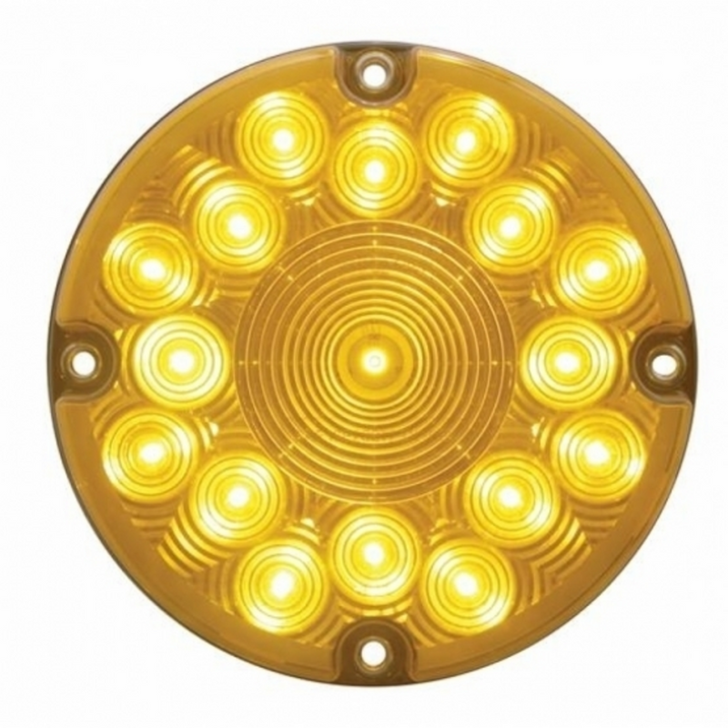 United Pacific 17 LED 7" Turn Signal Light Amber LED/Amber Lens (Bulk) 39960B