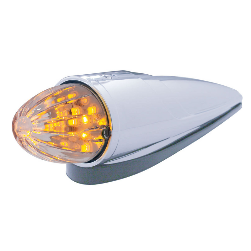 United Pacific 19 LED Watermelon Grakon 1000 Style Cab Light Kit Amber LED/Clear Lens 39963