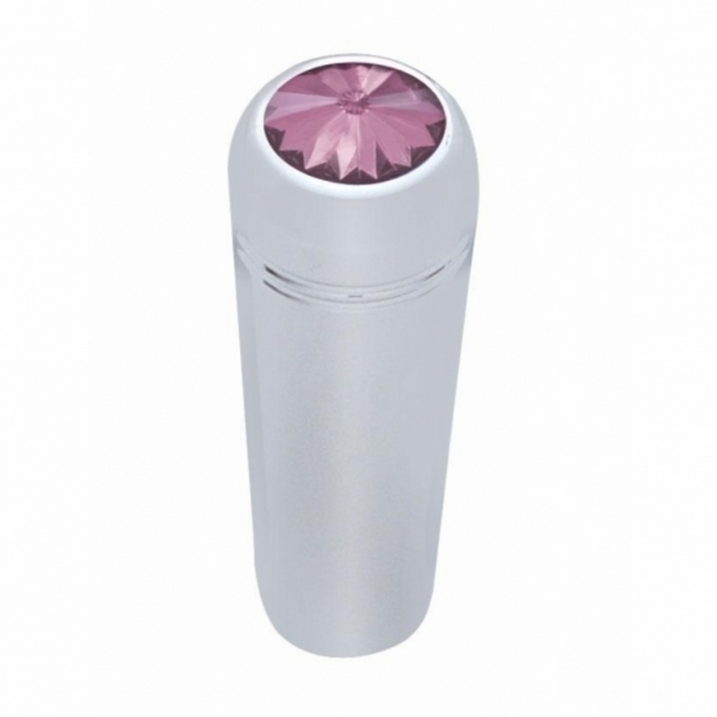 United Pacific 1-7/8" Short Aluminum Toggle Switch Extension With Crystal For Kenworth Purple Crystal 40021