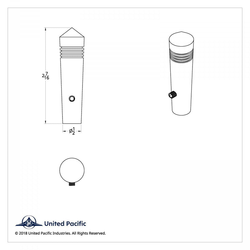 United Pacific Pointed Kenworth Toggle Switch Extension - Pointed (2 Pack)