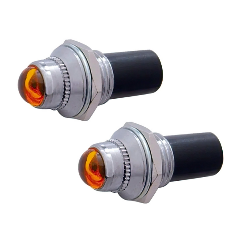 United Pacific Mini Pilot Light Amber (Card of 2) 40051