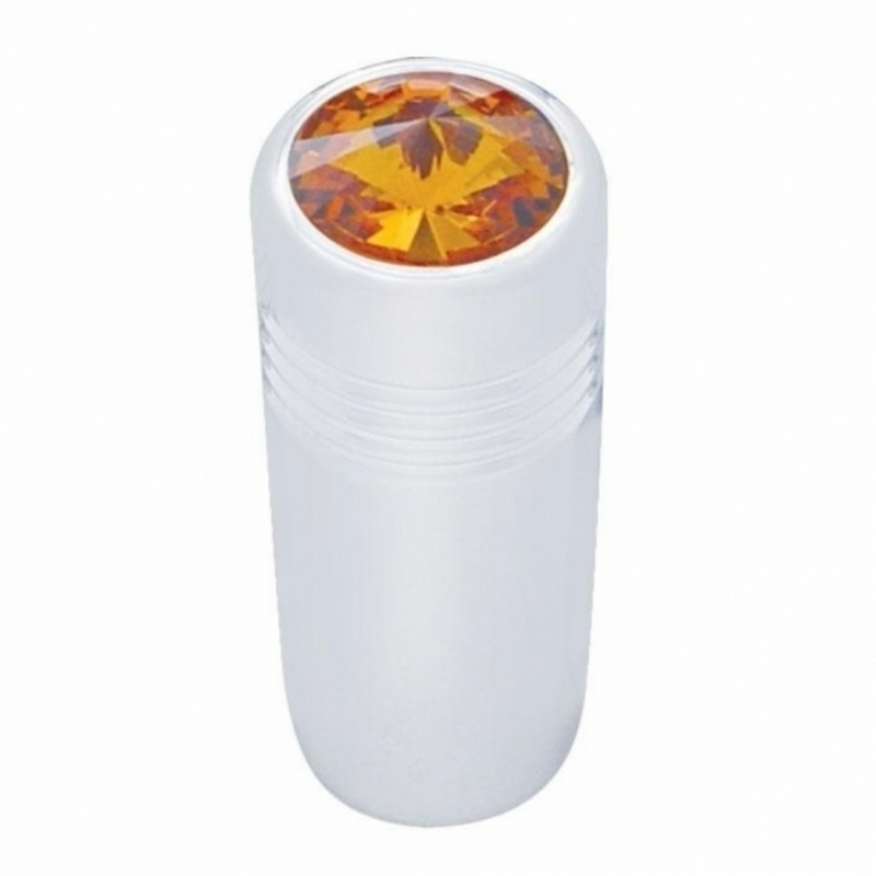 United Pacific 1-5/8" Short Toggle Switch Extension With Color Crystal Amber Crystal 40183
