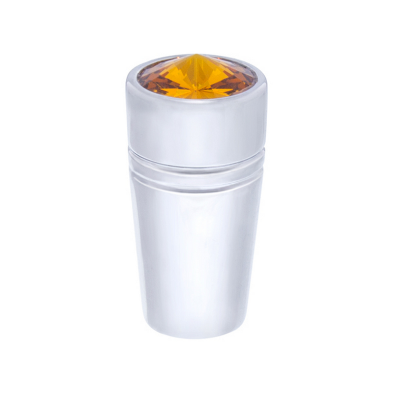 United Pacific Mini Toggle Switch Extension With Amber Crystal For Peterbilt (3-Pack) 40211