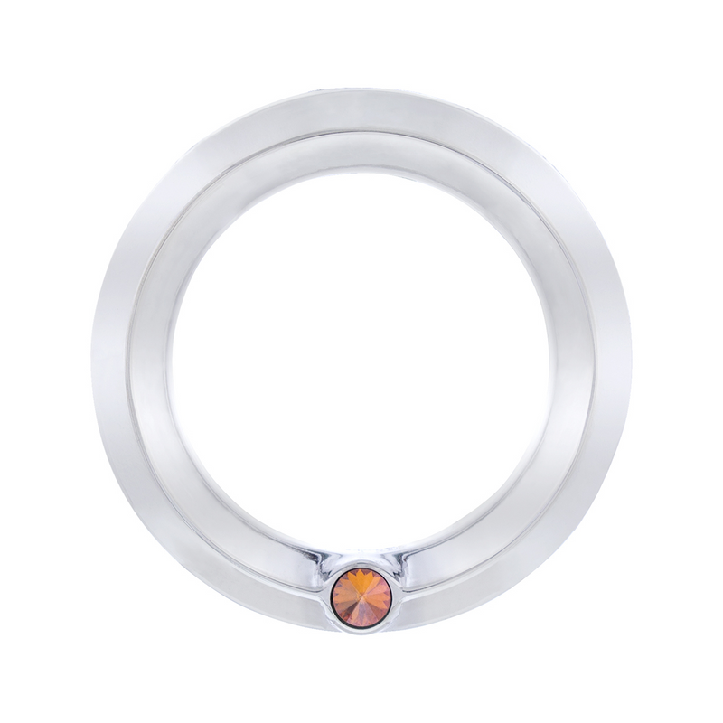United Pacific Signature Series Small Gauge Cover For 2006+ Peterbilt Copper Crystal 40686