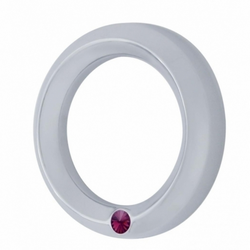 United Pacific Signature Series Small Gauge Cover For 2006+ Peterbilt Purple Crystal 40690