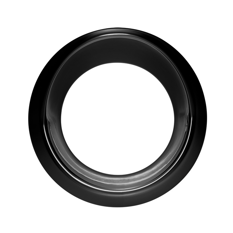 United Pacific Candy Color Small Gauge Cover With Visor-Glossy Black 40700