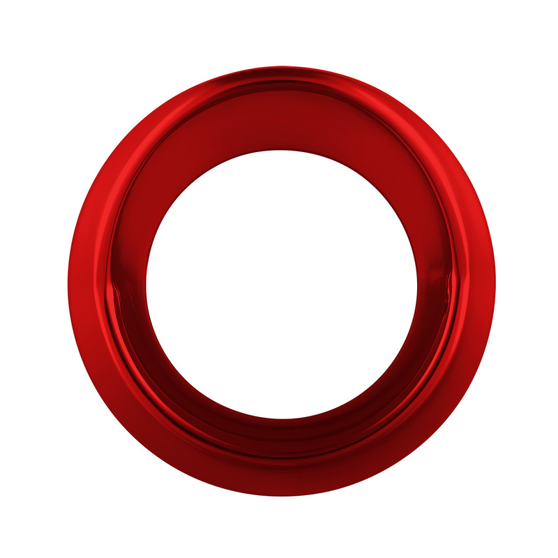 United Pacific Candy Color Small Gauge Cover With Visor-Candy Red 40706