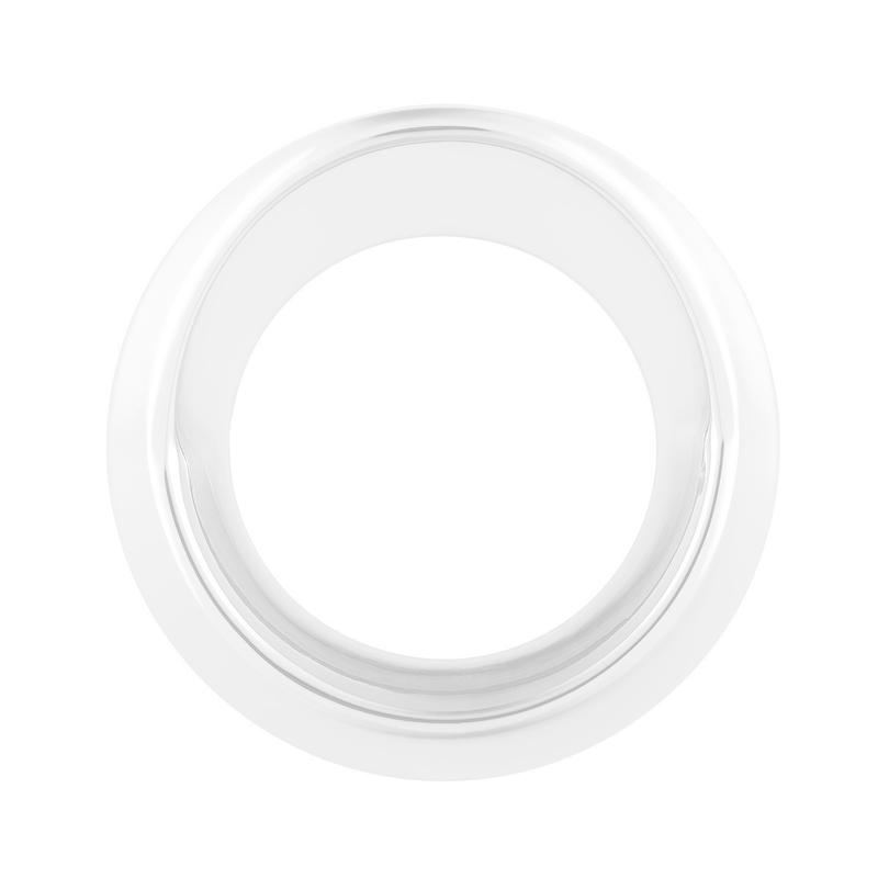 United Pacific Candy Color Small Gauge Cover With Visor-Pearl White 40708