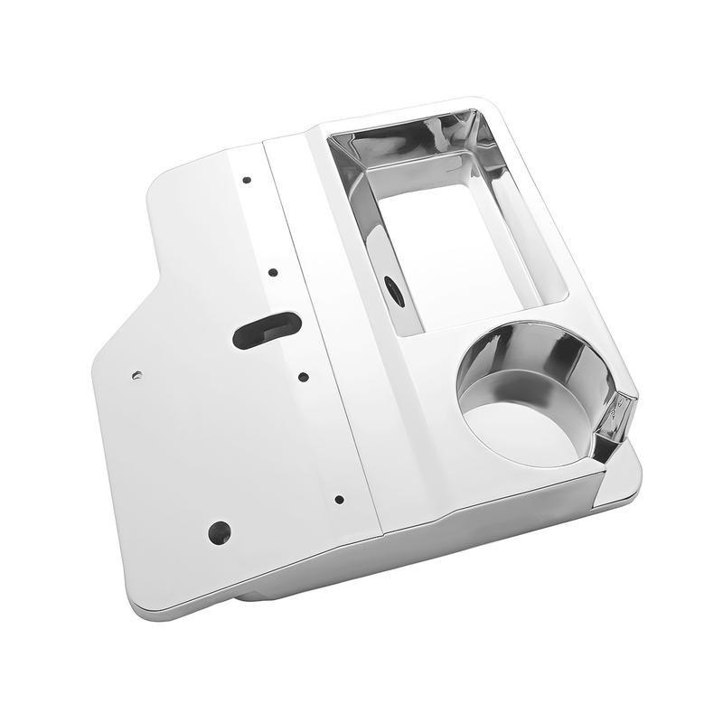 United Pacific Chrome Plastic Center Console Tray For 2001 & Older Kenworth W900/T800/T600 40901