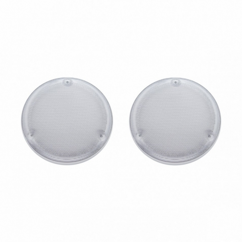 United Pacific Chrome 6-3/4" Round Speaker Cover For Various Freightliner & Kenworth Models (Pair) 40913