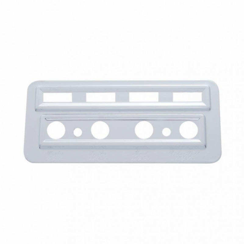 United Pacific Chrome Plastic Light Switch & Indicator Trim For 2002-2005 Kenworth W900/T800/T600/T2000 40931