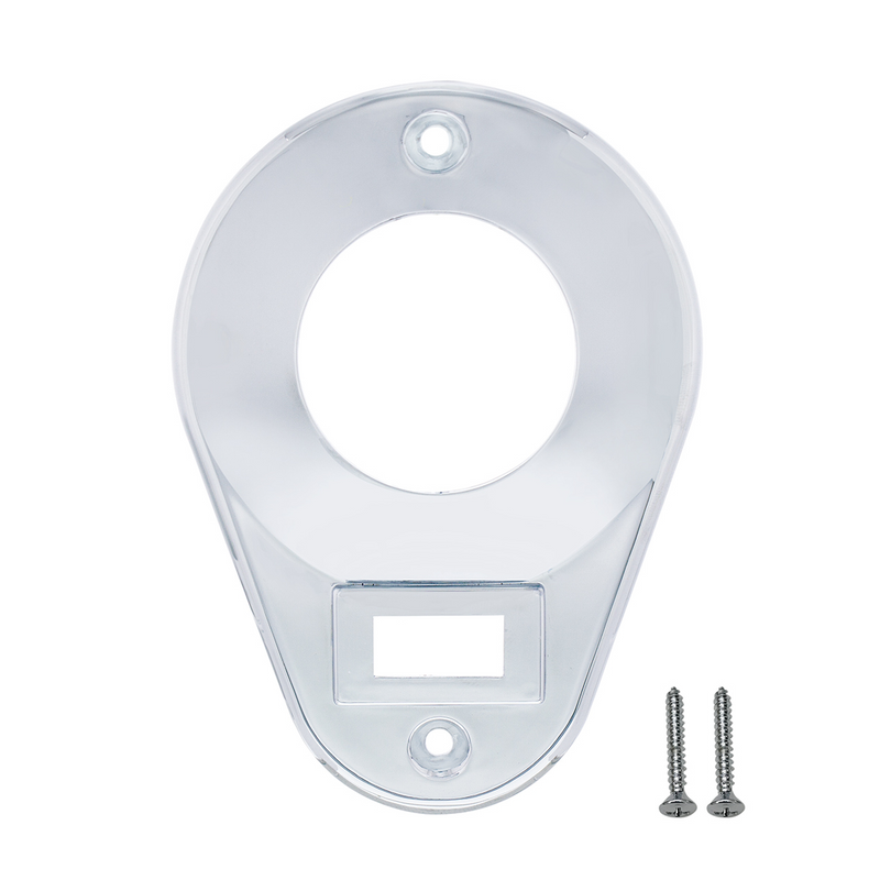 United Pacific Chrome Plastic Teardrop Style Dome Light Cover For Kenworth T600/T660/T800/W900 40985