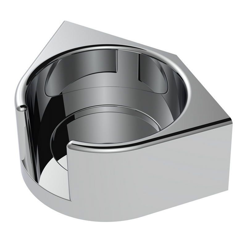 United Pacific Chrome Plastic Cup Holder For 1986 & Up Freightliner Classic & FLD Driver 40990