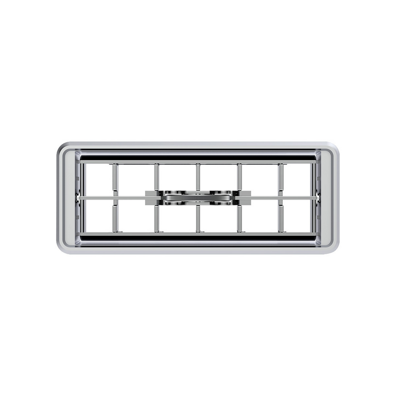 United Pacific Chrome Plastic A/C Vent For 2001 & Earlier Kenworth Center 41017