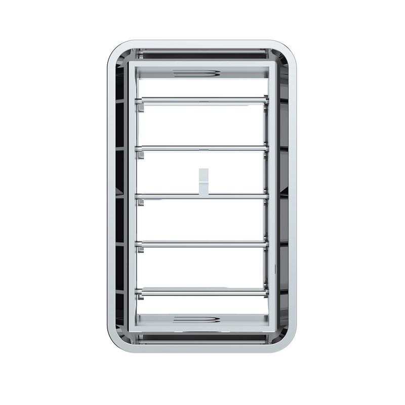 United Pacific Chrome Plastic A/C Vent For 1989-2010 Freightliner FLD/Classic Center Dash 41024