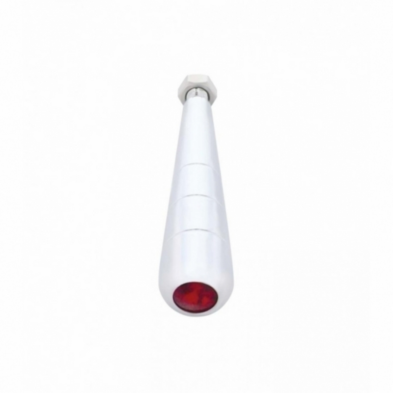 United Pacific 4-1/2" Trailer Brake Handle With Red Crystal 41046