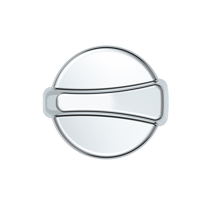 United Pacific Chrome Plastic Wiper Dial Knob For 2002-2005 Kenworth W900/T800/T600 41083