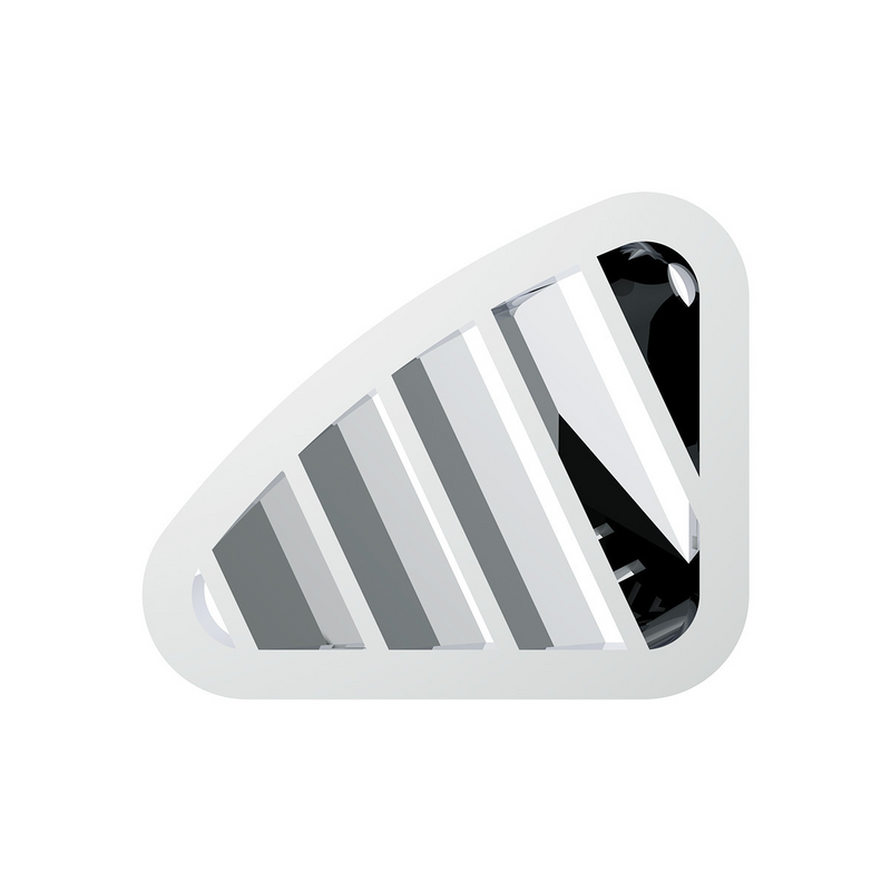 United Pacific Chrome Plastic A/C Vent For 2001-2005 Peterbilt Driver 41101