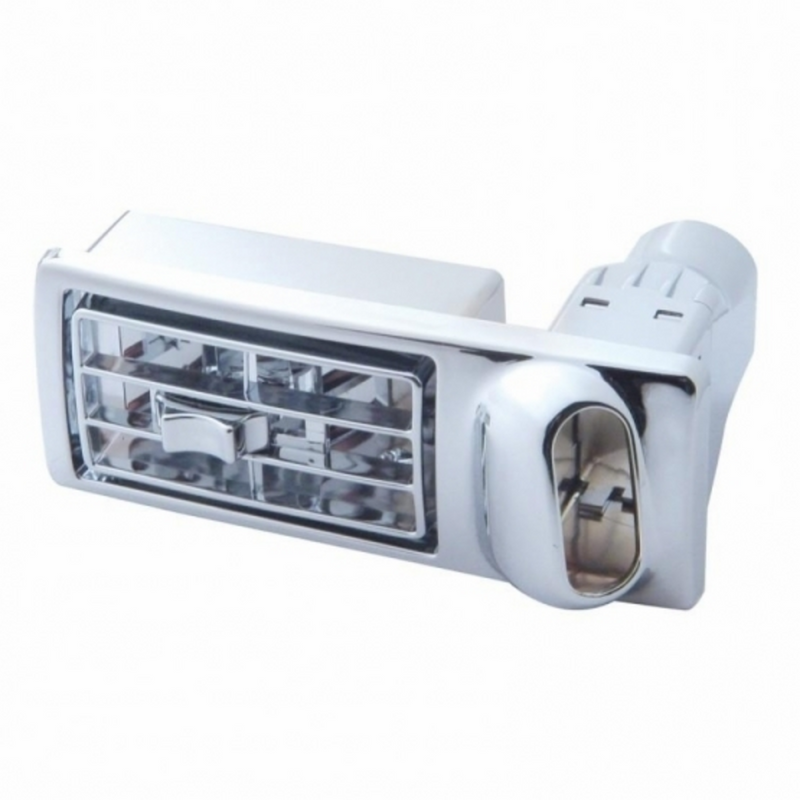 United Pacific Chrome Plastic A/C Vent For 2002-2005 Kenworth W900/T800/T600 Passenger 41103