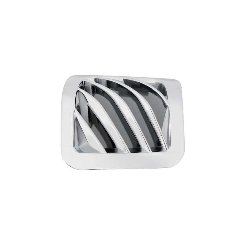 United Pacific Chrome Plastic A/C Dash Corner Vent For 2006+ Peterbilt Passenger 41109