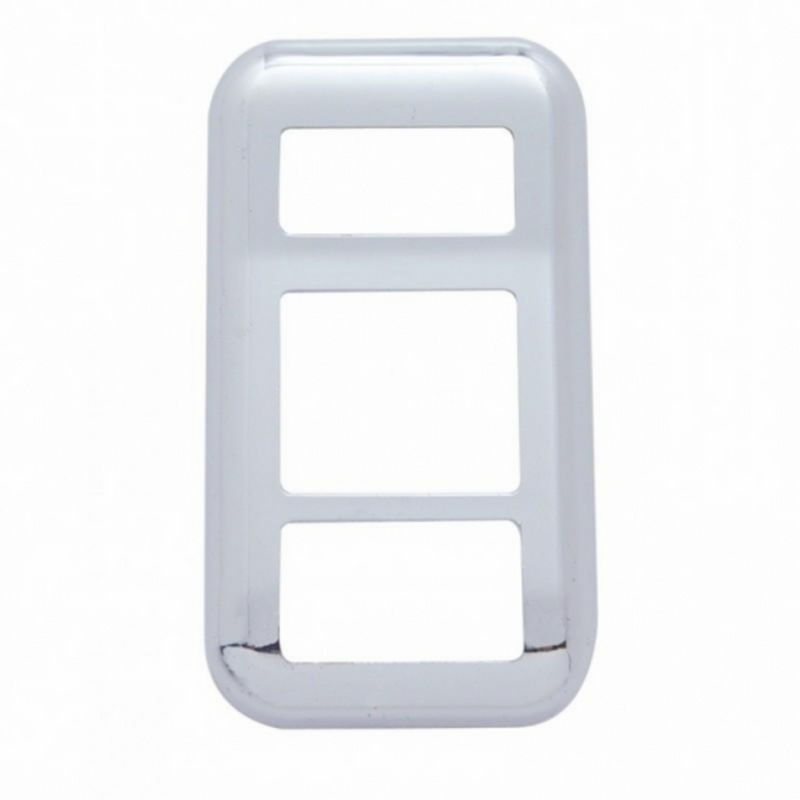United Pacific Chrome Plastic Switch Trim For 2001-2010 International 9900i/9400i/9200i Wiper/Washer (Bulk) 41116B