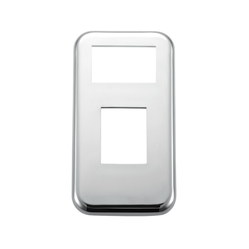 United Pacific Chrome Plastic Switch Trim For 2001-2010 International 9900i/9400i/9200i Panel Light 41117