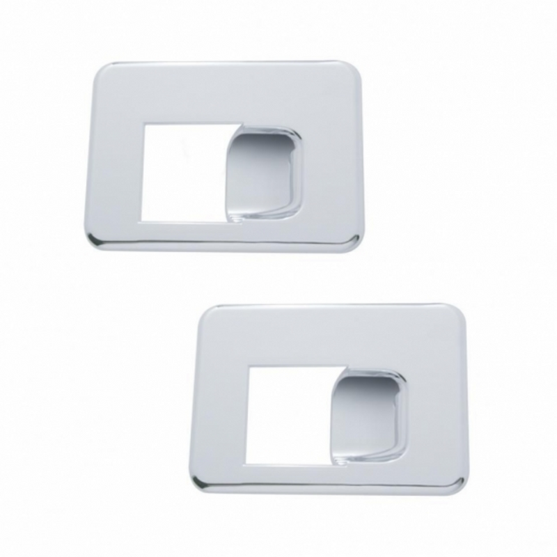 United Pacific Chrome Plastic Daylite Door interior Handle Trims For 1996-2002 Kenworth W900/T800/T600 (Pair) 41120