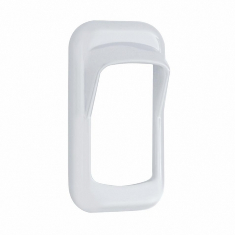 United Pacific Chrome Plastic Rocker Switch Bezel With Switch Guard (Bulk) 41147B