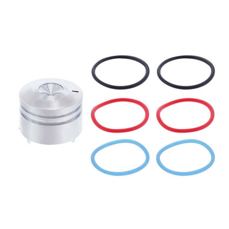United Pacific Deluxe Signature A/C Control Knob For Peterbilt Indented 41163