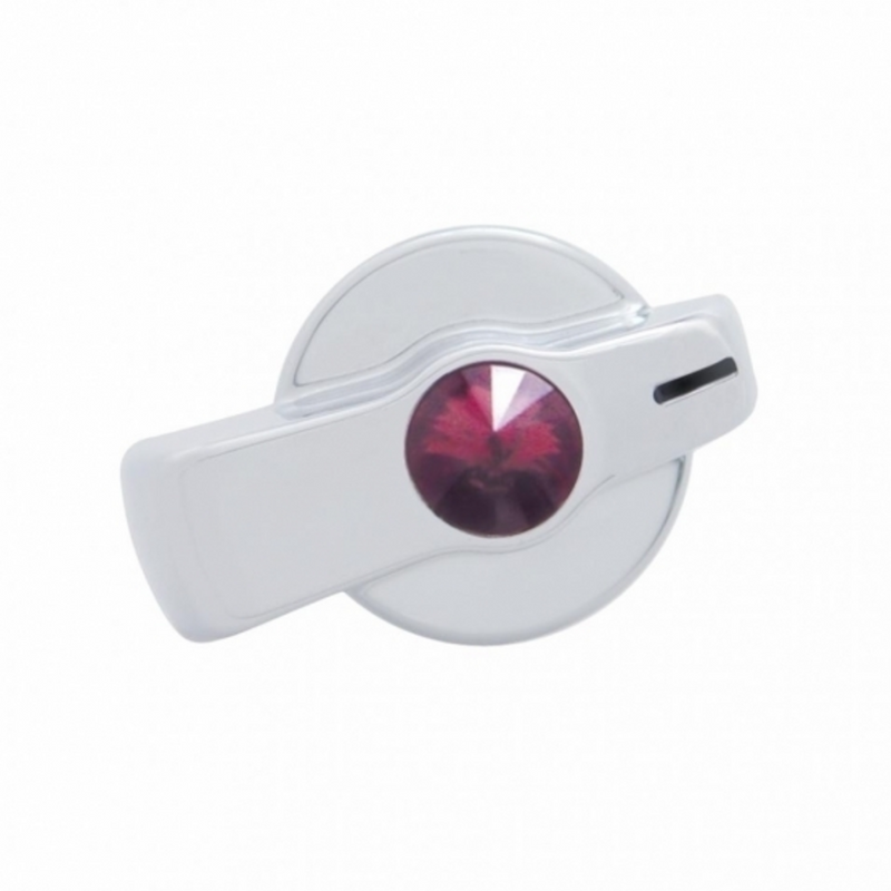 United Pacific A/C Knob For Freightliner (Older Model) Purple Crystal 41175