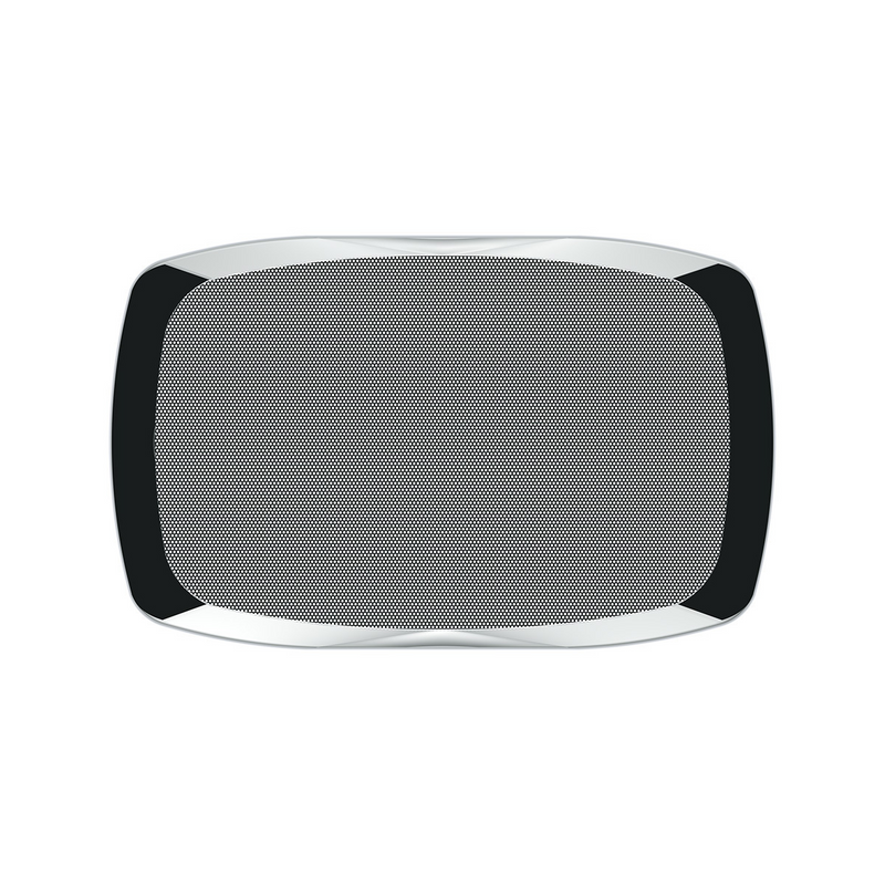 United Pacific Chrome Rectangular Speaker Cover For Peterbilt 389 (2008+), 388 (2008-2014),& 335 (2006-2014) 41185