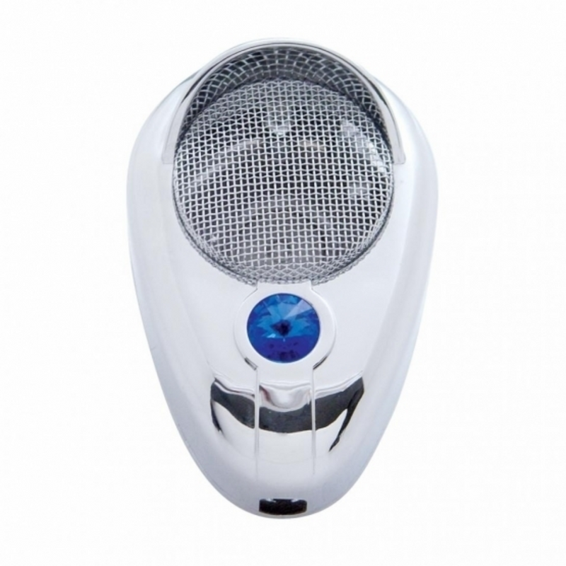 United Pacific Signature CB Microphone Cover Blue Crystal 41204