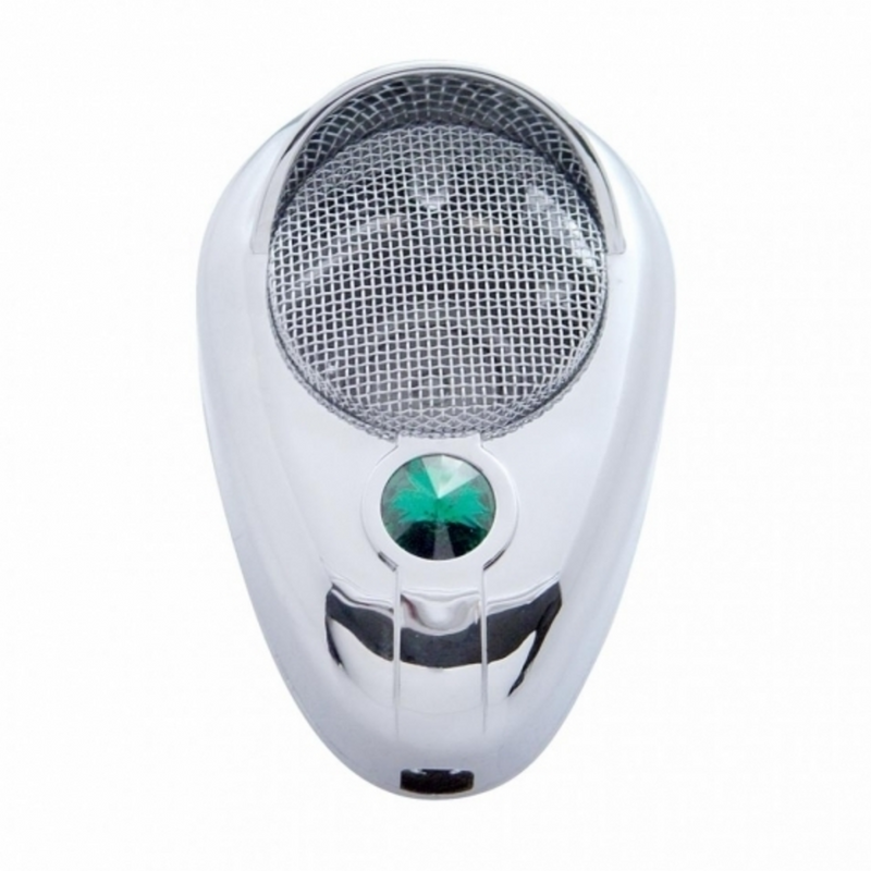United Pacific Signature CB Microphone Cover Green Crystal 41206