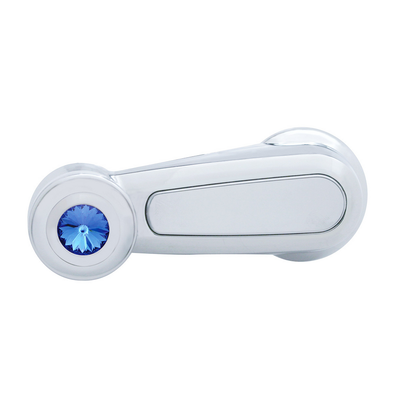 United Pacific Window Crank With Blue Crystal For Peterbilt (2006+) 41223